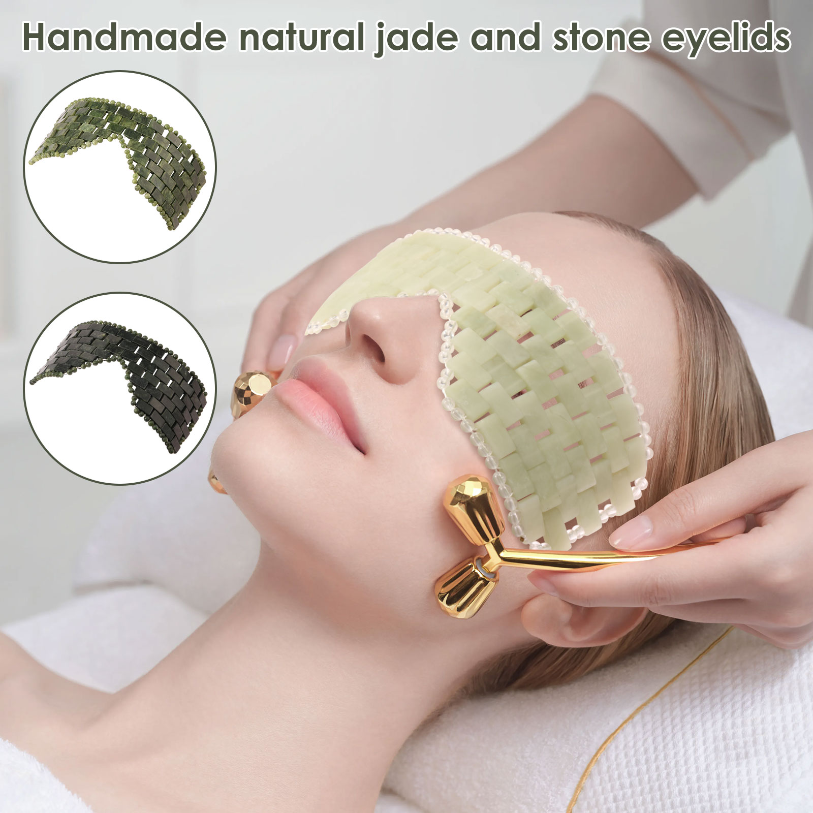 Spa Y Wellness - Maschera per gli occhi in giada